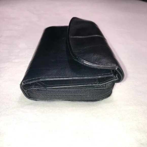 Black Faux Leather Wallet - Picture 7 of 13